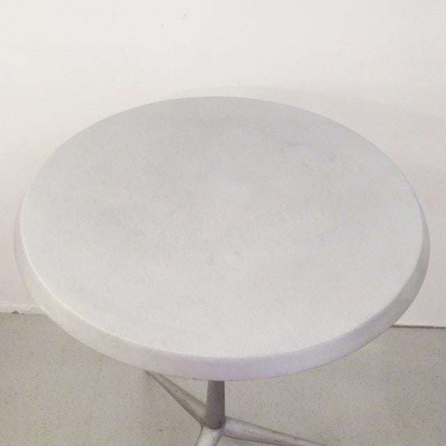 Contemporary Vintage Side Table in Cast Iron, 1980s For Sale - Image 3 of 5