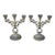 Late 19th Century Handcrafted & Engraved Italian Brass Candlesticks - S/2 For Sale