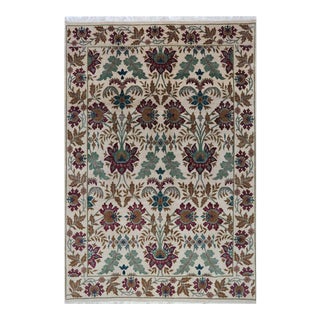 Handwoven Spanish Style Area Rug 6'0" X 8'8" For Sale