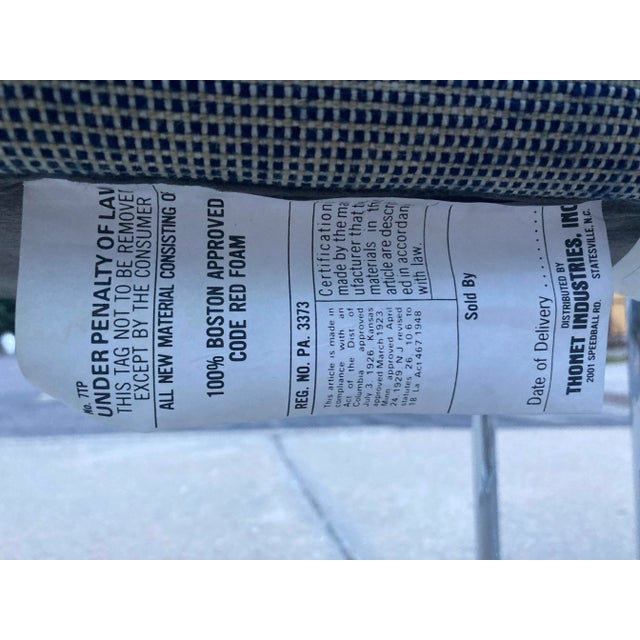 Set of 4 Tubular Chrome “Brno” Chairs Ludwig Mies Van Der Rohe for Thonet For Sale - Image 12 of 13