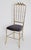 Set of Brass & Velvet Corduroy Chiavari Chairs, 1950s For Sale - Image 13 of 15