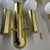 Pop Art Space Age Brass Wall Light attributed to Sölken Lights, Germany, 1980s, Set of 2 For Sale - Image 14 of 18