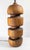 Mid 20th Century Mid-Century Modern Sculptural Architectural Turned Walnut Table Lamp For Sale - Image 4 of 10