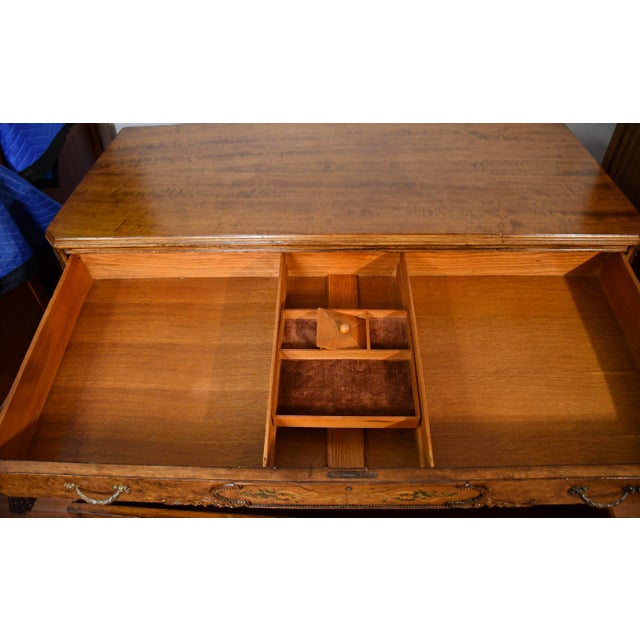 1920s Set P.Nathan Sons, Inc. New York French Kingwood High Dresser & Low Dresser, 2 Pieces For Sale - Image 11 of 18
