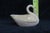 Belleek Pottery Ireland Yellow Luster Porcelain Swan Figurine Creamer 5204b For Sale - Image 10 of 18