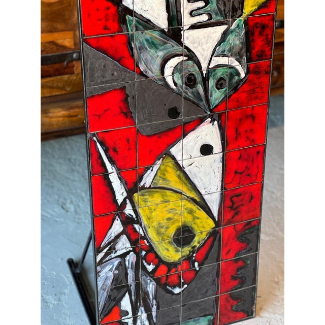 Mid-Century Modern Ceramic Coffee Table by Janette and Georges Picard for Vallauris, 1960 For Sale - Image 3 of 9