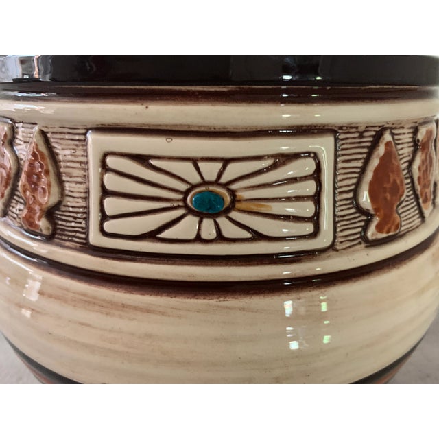 Vintage 1970s Treasure Craft Southwestern Bowl For Sale - Image 4 of 13