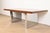 Thayer Coggin Milo Baughman for Thayer Coggin Mid-Century Modern Walnut and Chrome Dining Table, Newly Refinished For Sale - Image 4 of 9