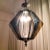 1980s Mid-Century Modern Smoked Acrylic Glass and Chromed Hanging Lamp, 1980s For Sale - Image 5 of 11