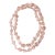 Vintage Rose, Quartz Hand Tied Beaded Necklace, 32 Inches For Sale