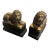 Hollywood Regency Gilded Lion Bookends by Borghese For Sale