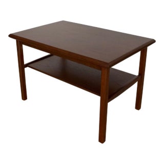 1960's Mid-Century Modern Walnut Side Table For Sale