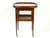 French Neoclassical Mahogany Bar Cart with Glass Tray, 1930s For Sale - Image 4 of 8