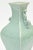Mid-Century Modern Vintage Mid Century Modern Porcelain Asian Vase in Celadon Green, 1950's For Sale - Image 3 of 11