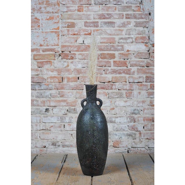 Gold Art Deco Vase in Ceramics, Czech, 1920s For Sale - Image 8 of 11