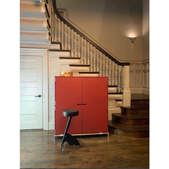This is a Zeus Noto ‘Platform’ stool. Designed by Maurizio Peregalli in 1996, this stool is a post-modern Memphis movement...
