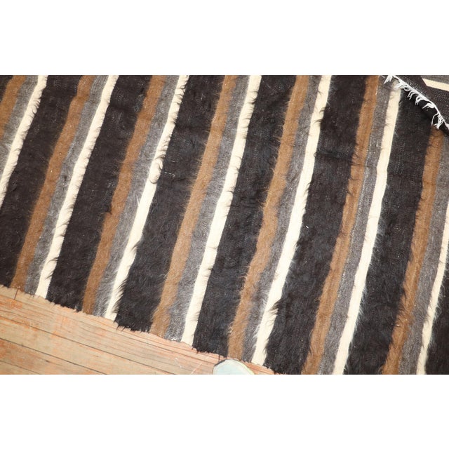 Accent Size Turkish Mohair Rug For Sale In New York - Image 6 of 9