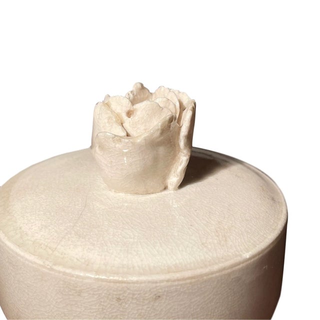 Late 19th Century 19th Century Japanese Kintsugi Repaired Meiji Siro-Satsuma Tea Holder For Sale - Image 5 of 9