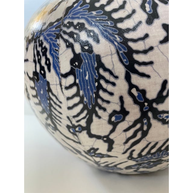 2014 Pottery Barn Design Sample Indonesian Batik Vase Chairish