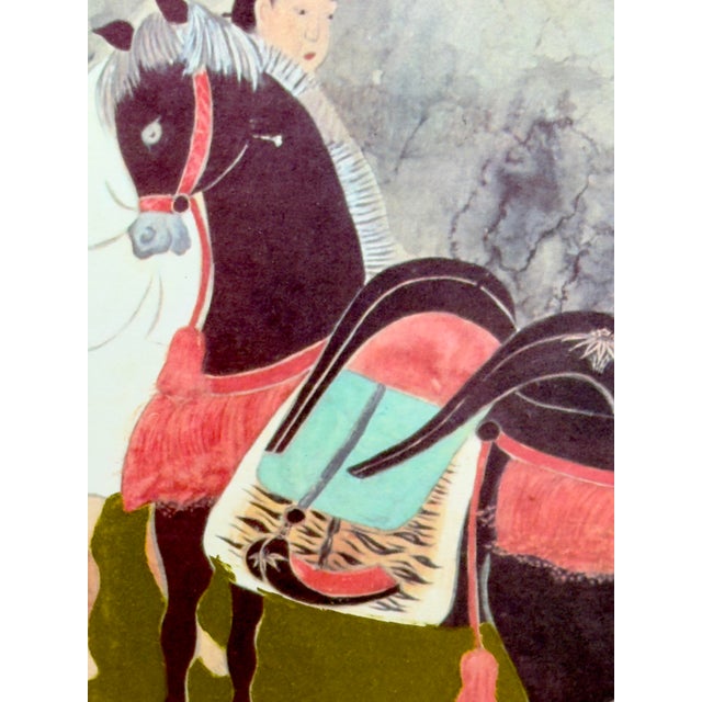 Mid 20th C. Monumental Japanese Six-Panel Landscape Print - Gilt Framed - James Mont Style For Sale - Image 10 of 12