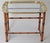 Hollywood Regency Hand-Crafted Tray Table in Brass and Faux Bamboo, 1960s For Sale - Image 6 of 17