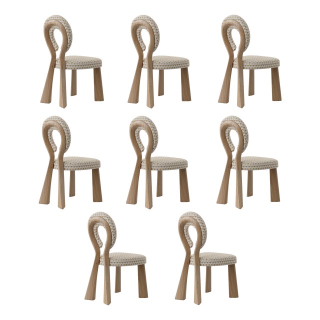Mary Dining Chairs by Ottiu, Set of 8 For Sale