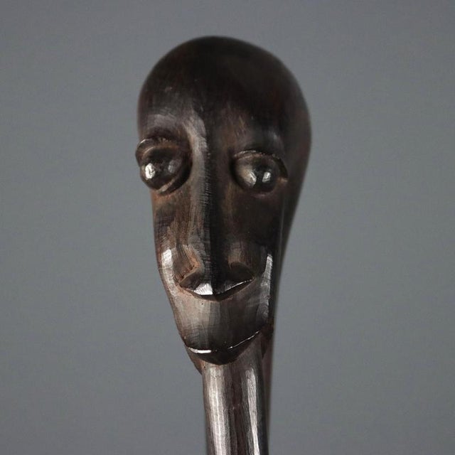 Modern Mozambican Wood Sculpture For Sale - Image 3 of 6