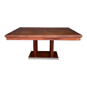 Roger Bal Art Deco Dinning Table Refectory Leaves