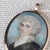 Antique Georgian Portrait Miniature Pendant with 14K Gold Frame, 1800 For Sale - Image 10 of 18