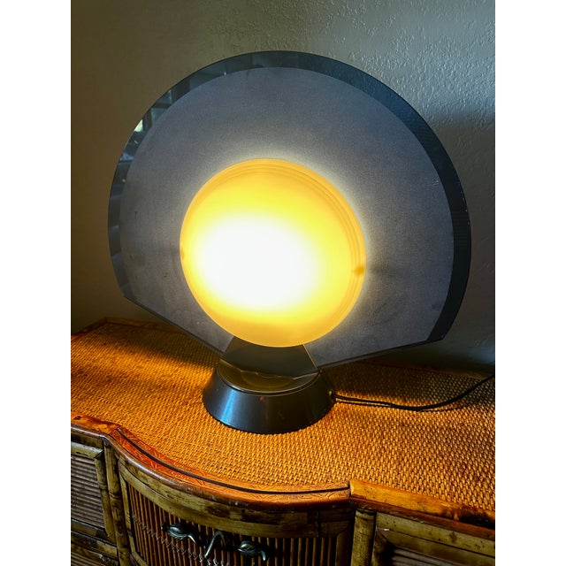 Metal 1980s Table Lamp "Tikal" by Pier Giuseppe Ramella for Arteluce For Sale - Image 7 of 9