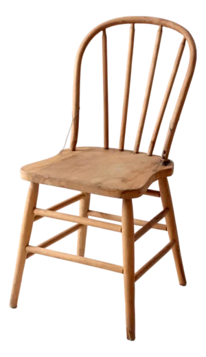 Antique Bow Back Windsor Farmhouse Chair