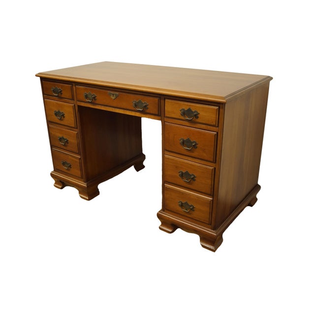 Hampshire House Solid Hard Rock Maple Colonial Style 47" Partner Desk