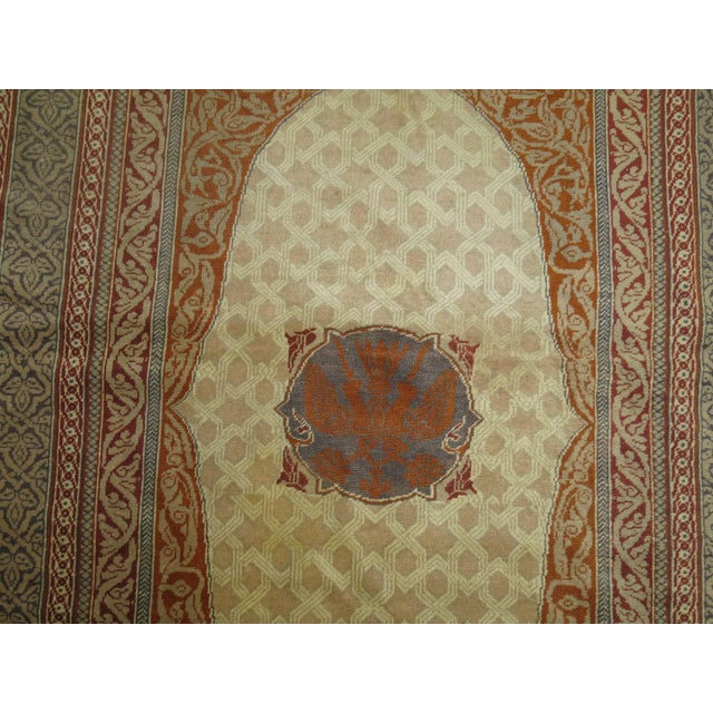 Early 21st Century Zabihi Collection Turkish Hereke Rug - 4'3" x 5'10" For Sale In New York - Image 6 of 6