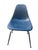 Vintage Mid-Century Modern Blue Fiberglass Shell Chairs, Chrome Legs, Set of Four For Sale - Image 14 of 18