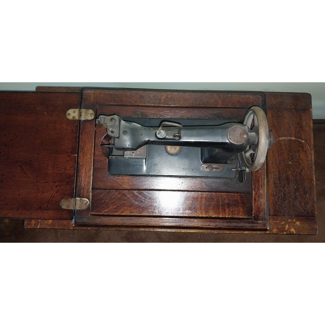 Mid 19th Century Wheeler & Wilson Sewing Machine Table For Sale - Image 4 of 18