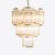 Grande Brass Monte Carlo Chandelier from Pure White Lines For Sale - Image 6 of 11