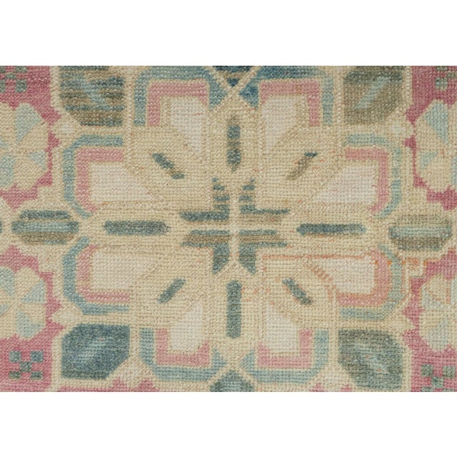 Turkish Mini Rug Oriental Hand Knotted Vintage Rug 2'2" x 2'4" #21193 For Sale - Image 4 of 8