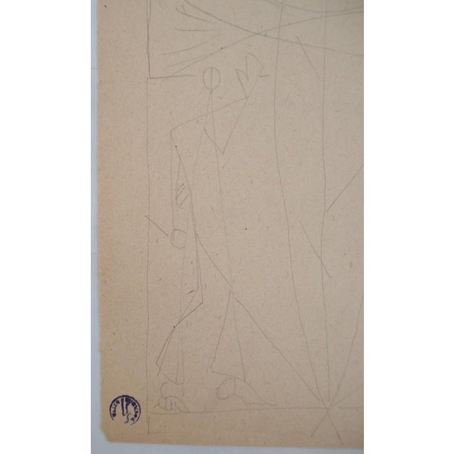 Léopold Survage, Surrealist Tribute to Nature, Original Drawing For Sale - Image 4 of 8