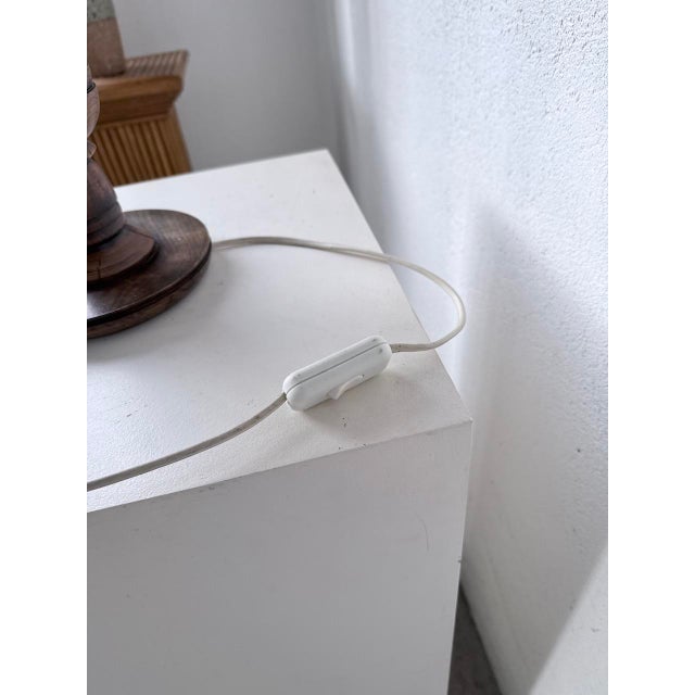 Vintage Art Deco Oak Desk Lamp, 1940s For Sale - Image 18 of 18