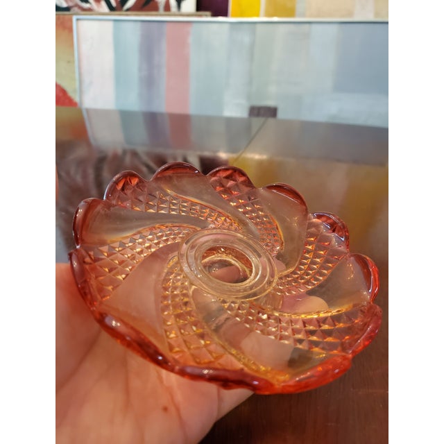 French Antique French Baccarat Signed Petite Centerpiece For Sale - Image 3 of 6