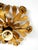 Brutalist Florentine Gold-Plated Iron Ceiling Lamp, 1960s For Sale - Image 16 of 18