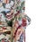 Red Late 19th Century Finely Carved Louis XV Style Wing Chairs in Floral Linen - a Pair For Sale - Image 8 of 11
