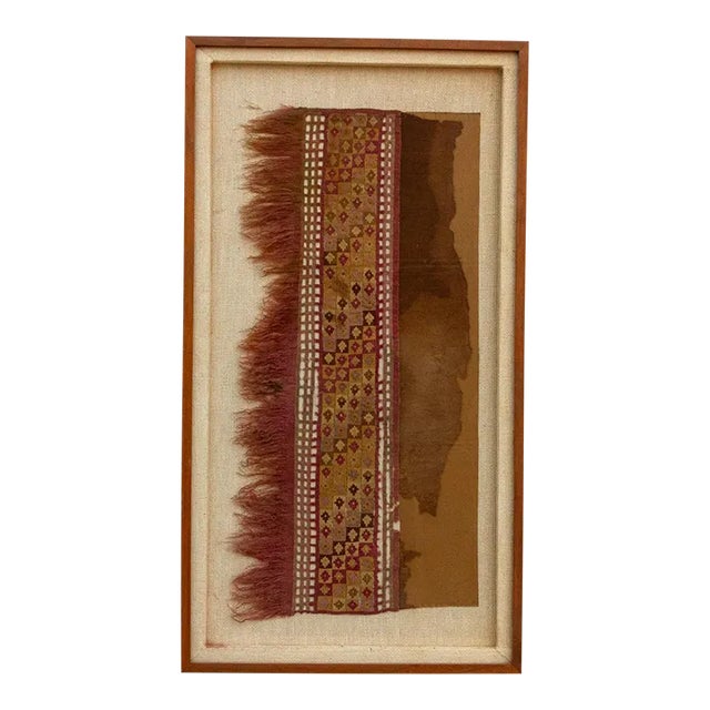 Ancient Textile Fragment From the Andes, Peru For Sale