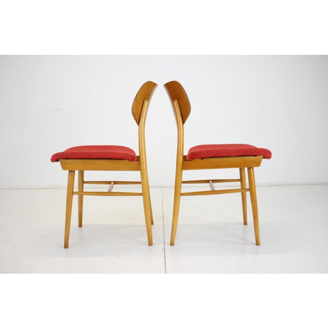 Wood Set of Chairs by Ton, Czechoslovakia, 1965 For Sale - Image 7 of 15