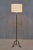 Brass Tripod Floor Lamp with Foliate Decor from Maison Baguès, France, 1940s For Sale - Image 6 of 11