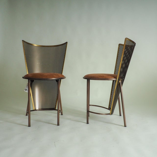 This rare set of Sevilla EXPO '92 chairs represents a peak moment in postmodern Belgian design. Created by the renowned...