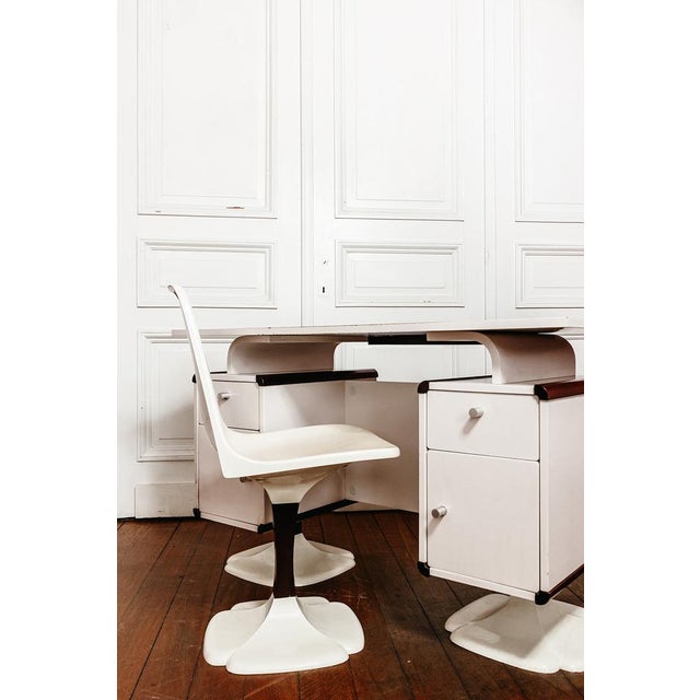 Desk and Chair from Gautier, France, 1970s, Set of 2 For Sale - Image 4 of 17