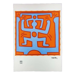 After Keith Haring, Figurative Composition, 1990s, Limited Edition Lithograph For Sale
