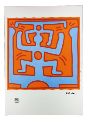After Keith Haring, Figurative Composition, 1990s, Limited Edition Lithograph