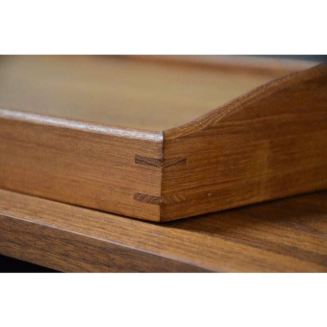 Mid 20th Century Modern Teak Serving Tray For Sale - Image 4 of 7